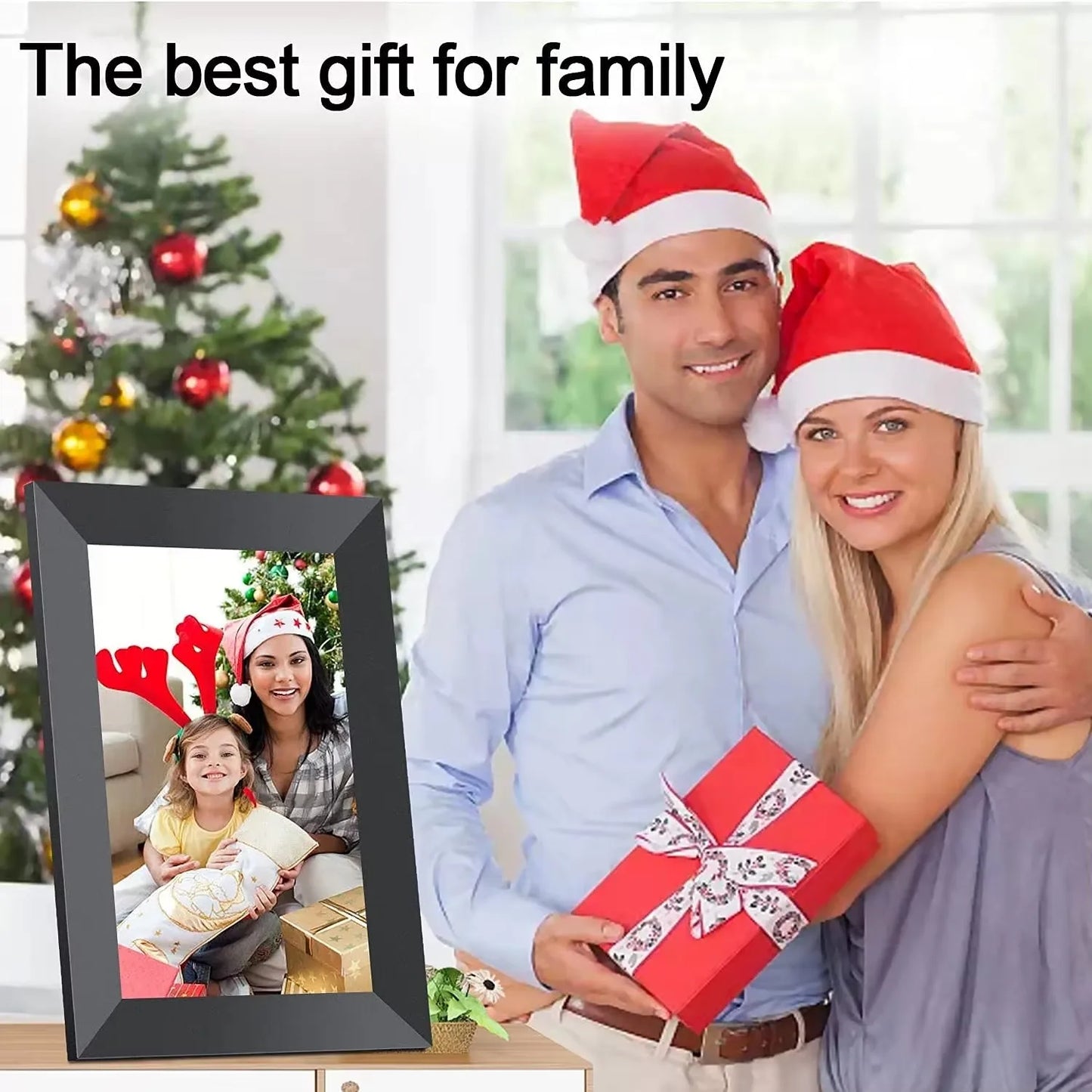 YENOCK 32GB Frameo WiFi Digital Photo Frame For Loved Ones