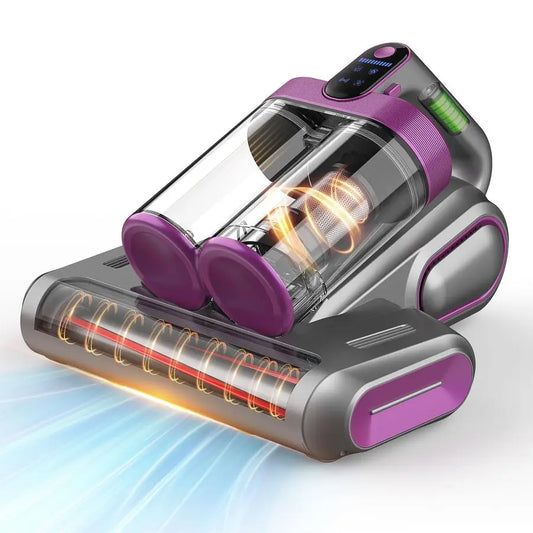 Cordless Mattress Vacuum Cleaner 16KPa UVC Light HEPA And Ultrasonic