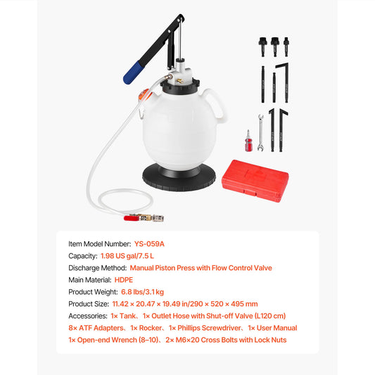 SucceBuy Transmission Fluid Pump Kit With ATF Adapters