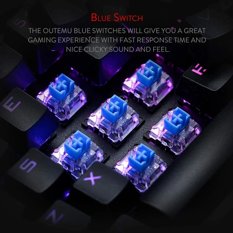 Redragon K580 VATA RGB Mechanical Keyboard Backlit With Macro Keys