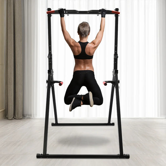 Foldable Power Tower Triangular Pull Up Station 200 Kg Capacity