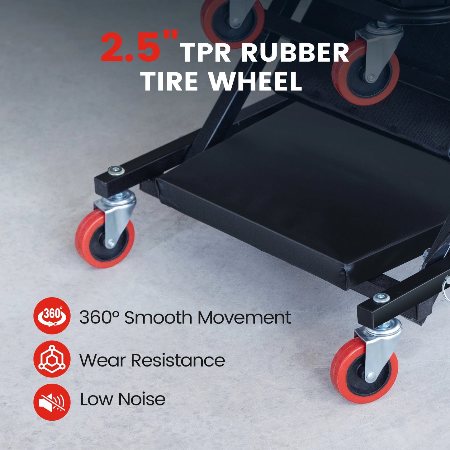 Mechanic Creeper 2 In 1 Garage Shop Seat With Wheels