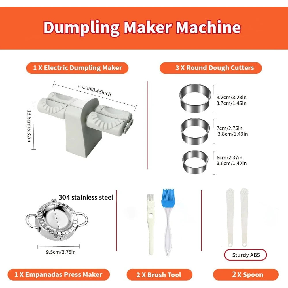 Double Head Automatic Electric Dumpling Machine