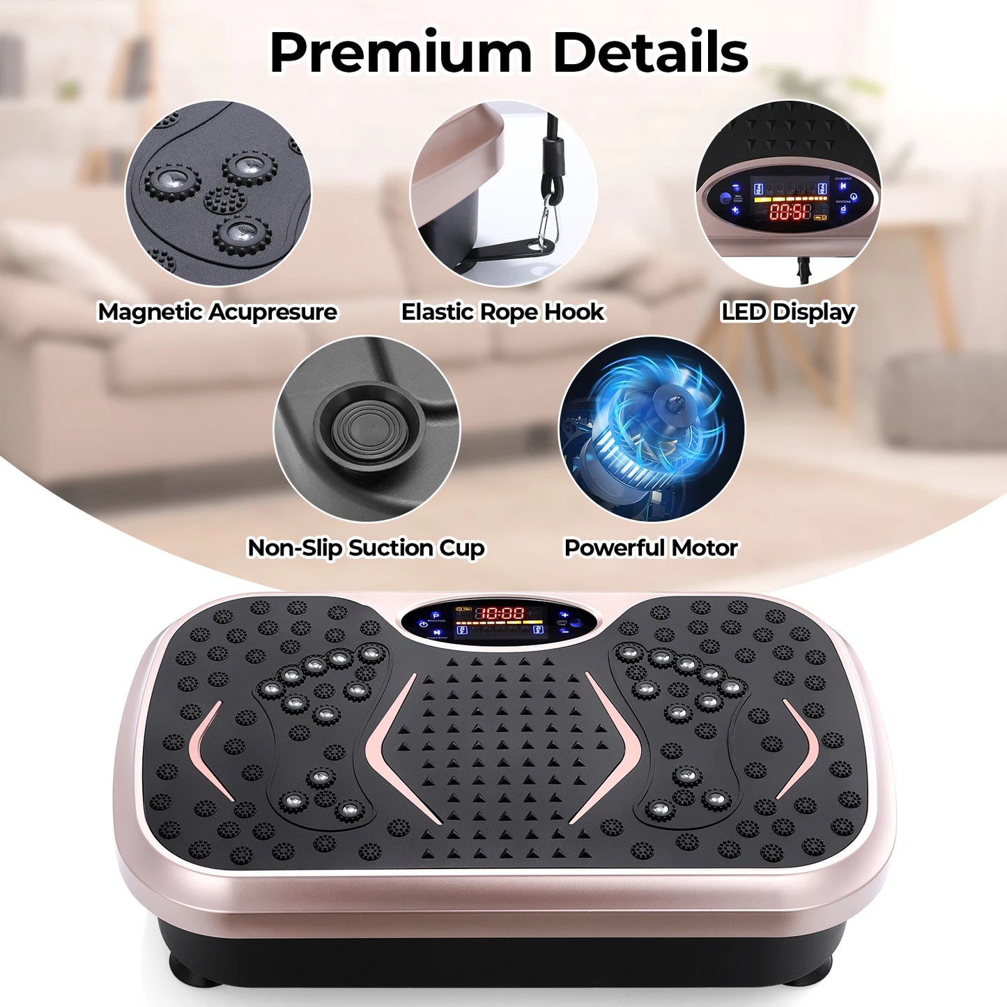 Homfa Vibration Plate Exercise Machine For Whole Body Workout