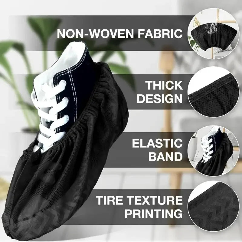 Disposable Boot Shoe Covers Non Slip For Indoor Home Workplace