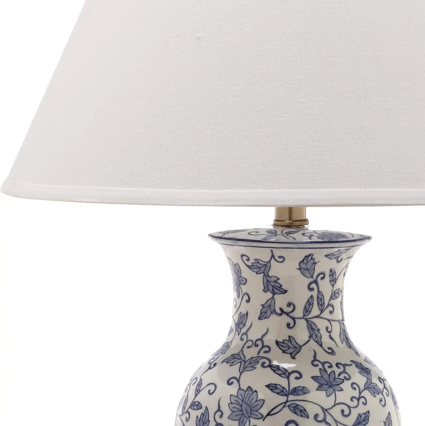 Ceramic Table Lamps Set Of Two With LED Bulbs Included