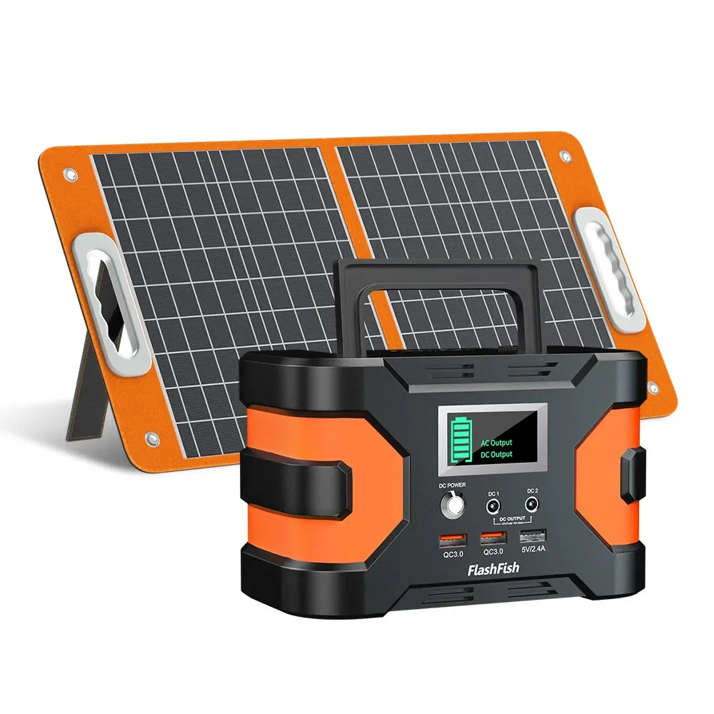 Portable CPAP Battery Power Station 166Wh With Solar Panel