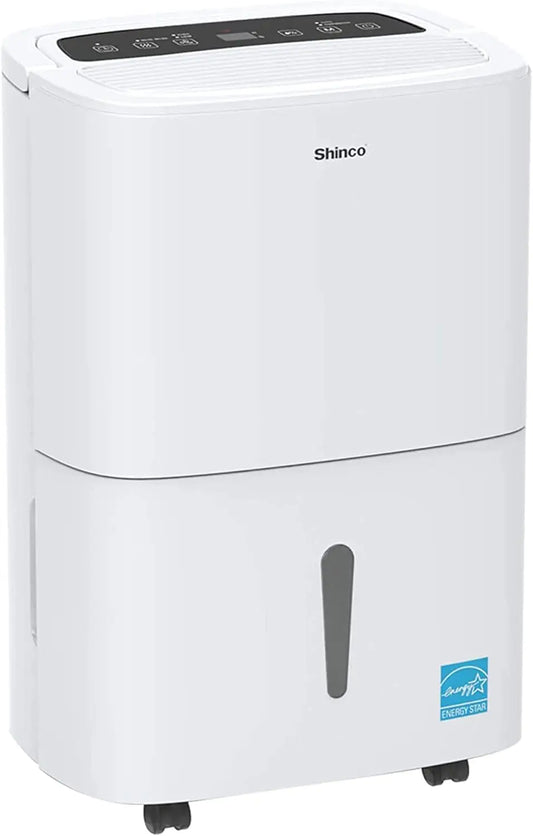 Shinco 70 Pints Energy Star Dehumidifier for Large Spaces up to 7,000 Sq.Ft Built-in Pump, 1.85 Gallon Water Tank