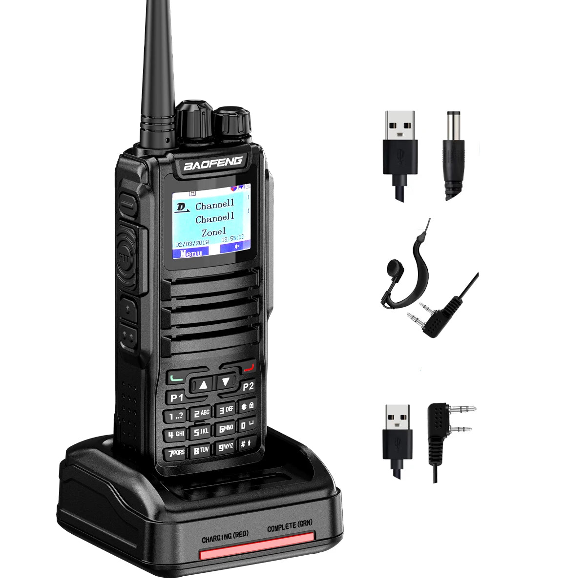 BAOFENG GPS Dual Mode Walkie Talkie DM-1701 Analog And Digital