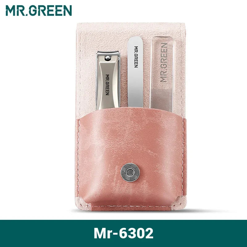 MR.GREEN Manicure Set Stainless Nail Clippers and Scissors Travel Kit
