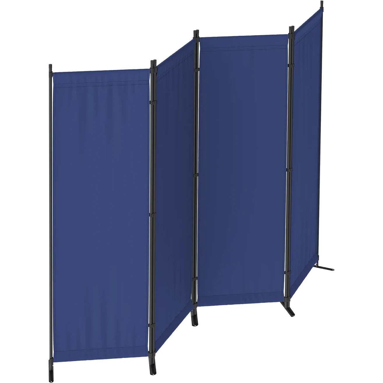 Four Panel Folding Room Divider Freestanding Privacy Partition