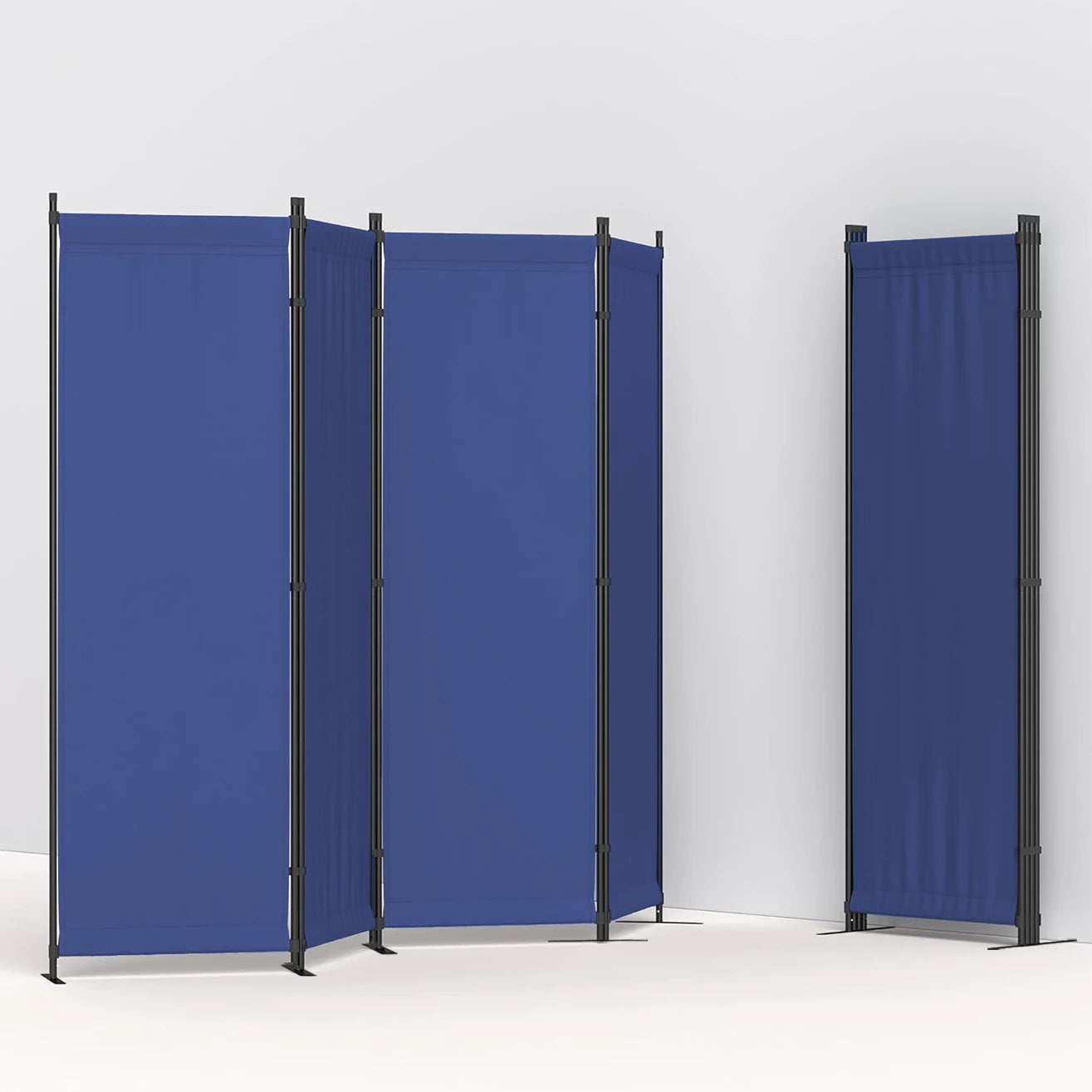 Four Panel Folding Room Divider Freestanding Privacy Partition