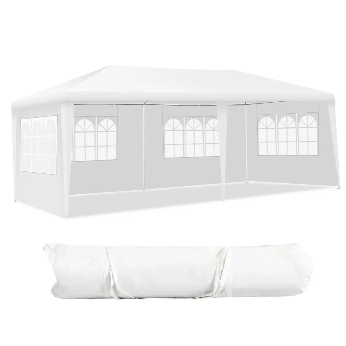 NONECN Outdoor Canopy Weather Resistant Event Tent With 4 Sidewalls