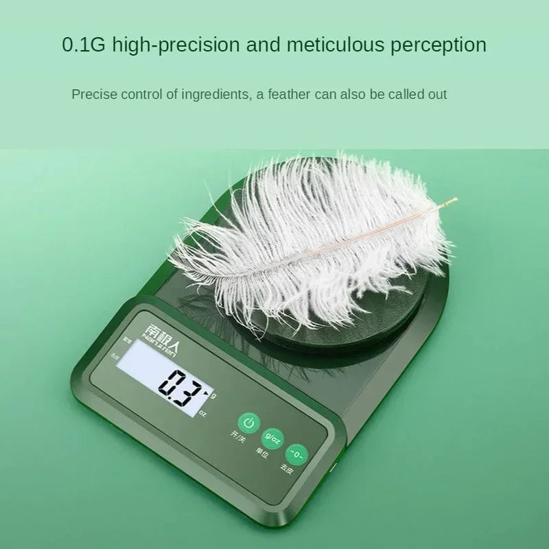 Digital Kitchen Scale With Rechargeable Battery For Precise Baking