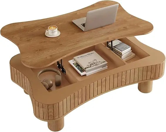 DAFIFY Lift Top Coffee Table With Hidden Storage Hydraulic Lift