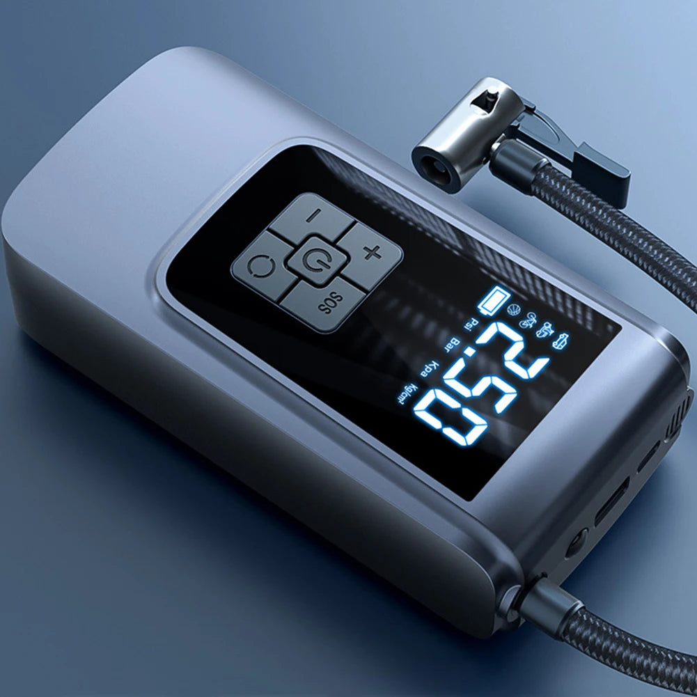 VODOOL 7.4V 12V Waterproof Tire Inflator Wireless Air Compressor
