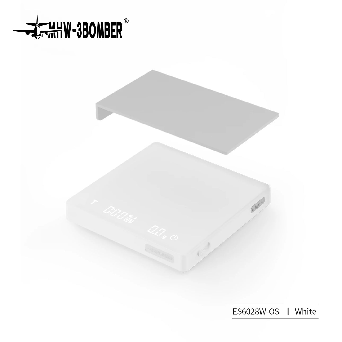 MHW-3BOMBER Rechargeable Coffee Scale With Timer 0.1g Precision