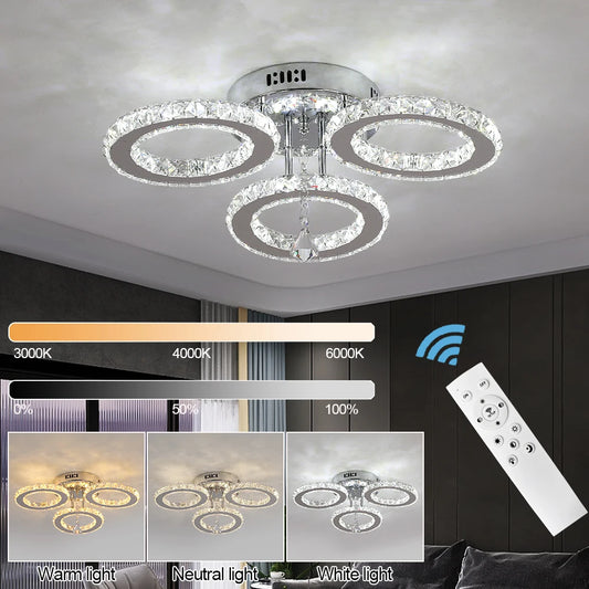GreeLustr Crystal Ceiling Pendant Light Chandelier
