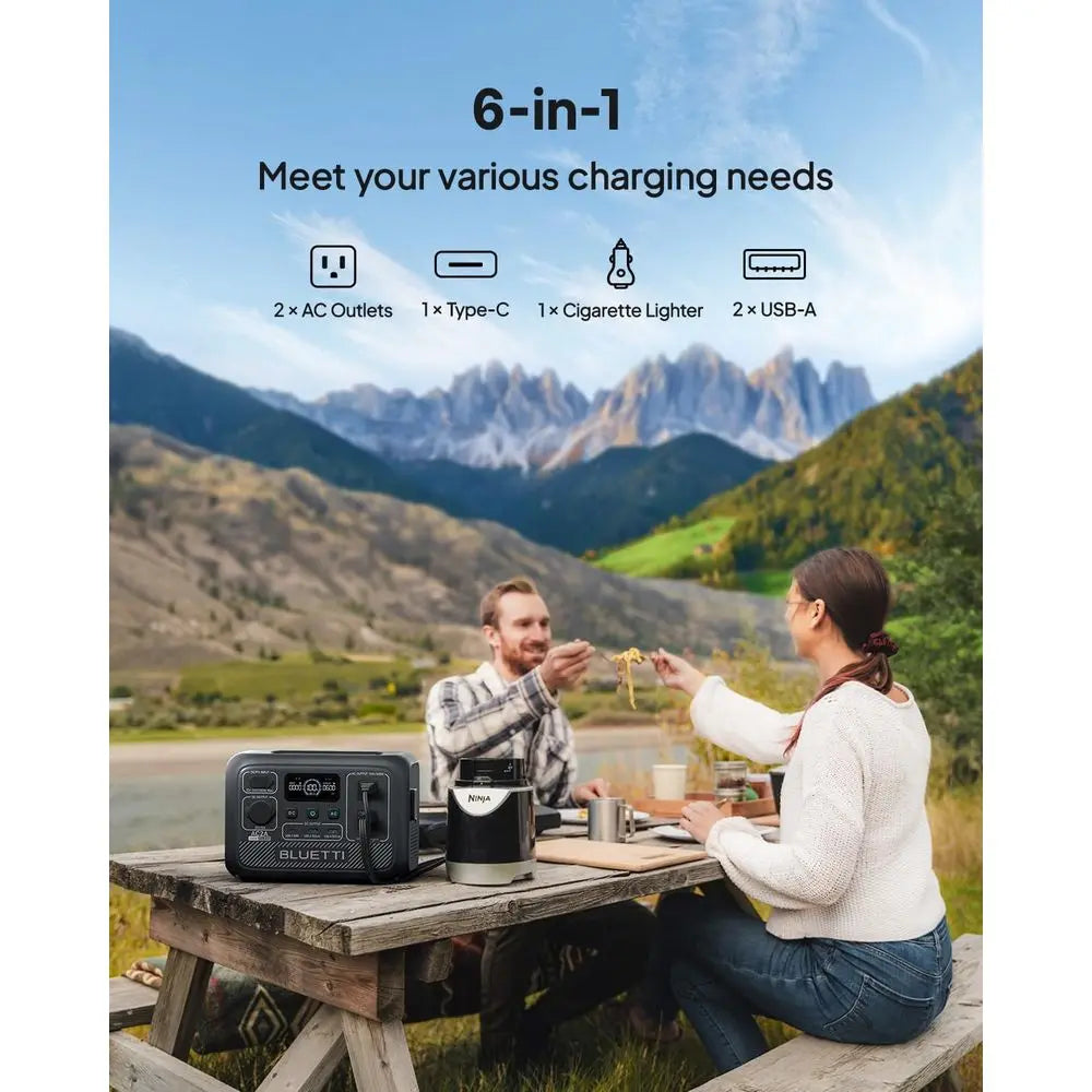 AC2A Solar Generator 204Wh Battery Backup With 600W Output