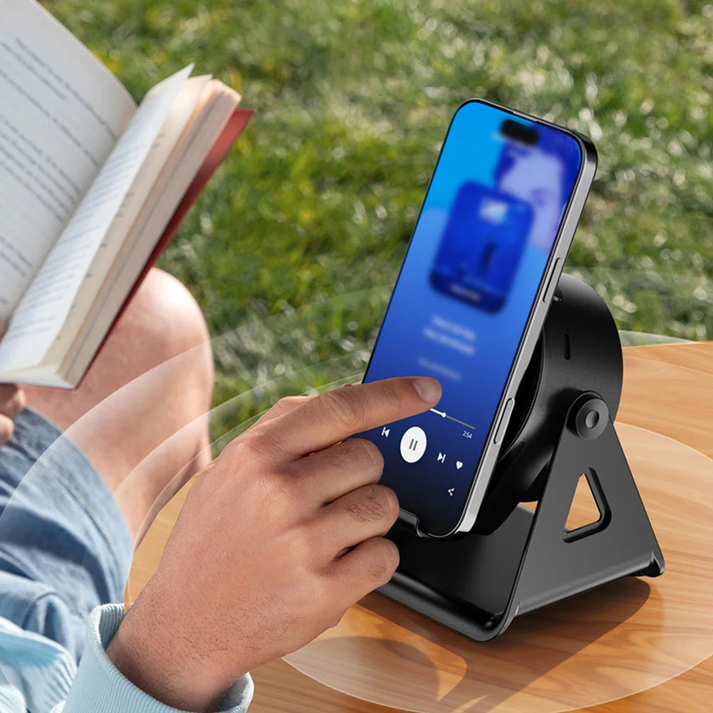 Wireless Bluetooth Speaker With RGB Light And Phone Stand