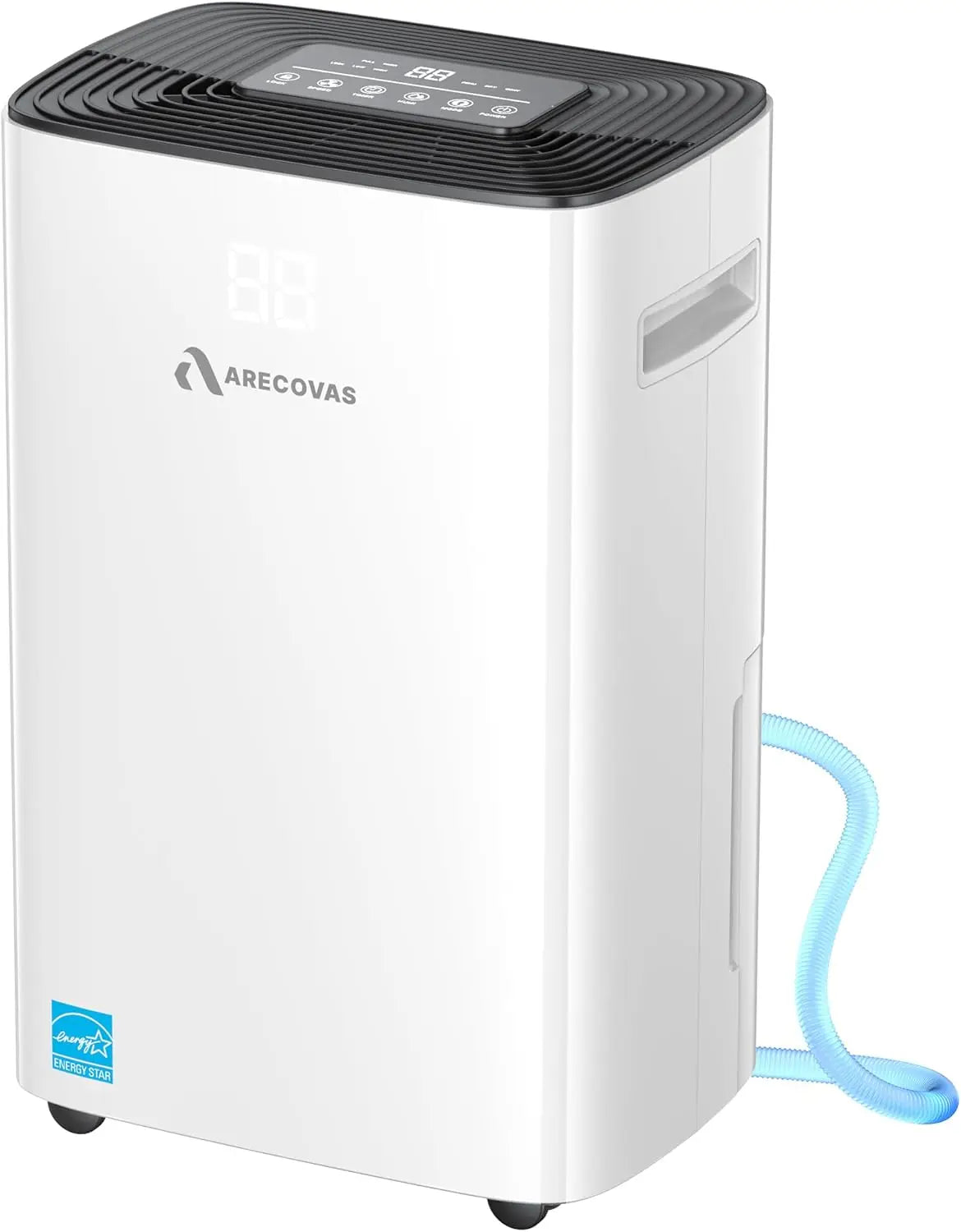 XMSJ Dehumidifier Basements And Large Rooms With Drain