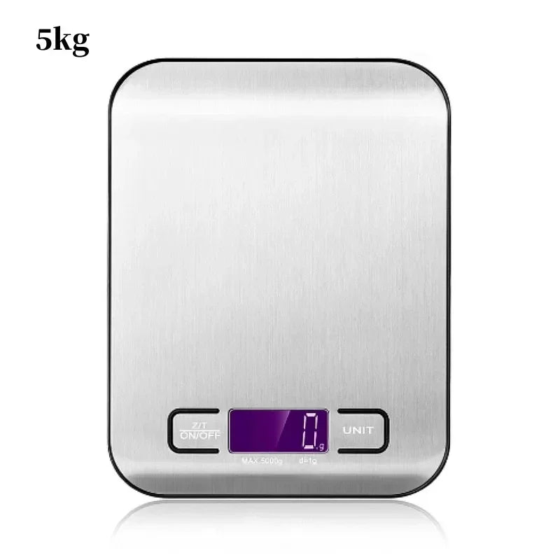 Kitchen Digital Scale Portable With LCD Display USB Charging