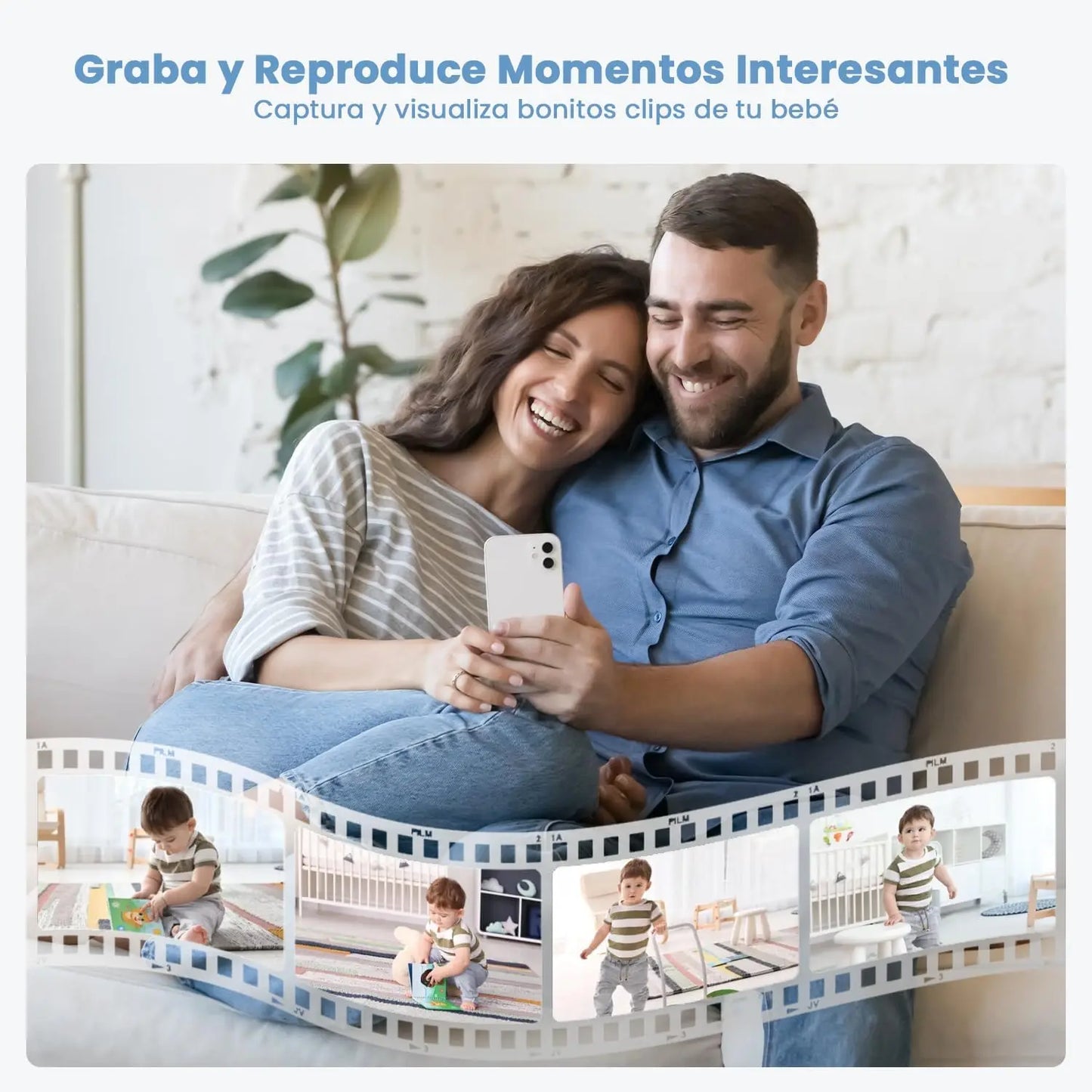 IEGEEK Baby Surveillance Camera 2K/3MP With 360 Degree PTZ