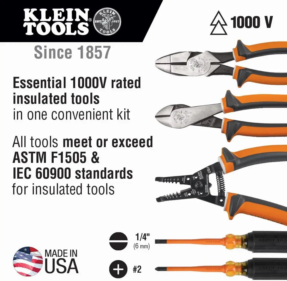 NONEDIY 1000V Insulated Screwdriver Set With Pliers And Wire Stripper