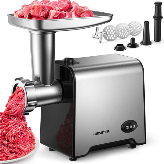 Heavy Duty Electric Meat Grinder With Sausage Stuffer Kubbe Kit