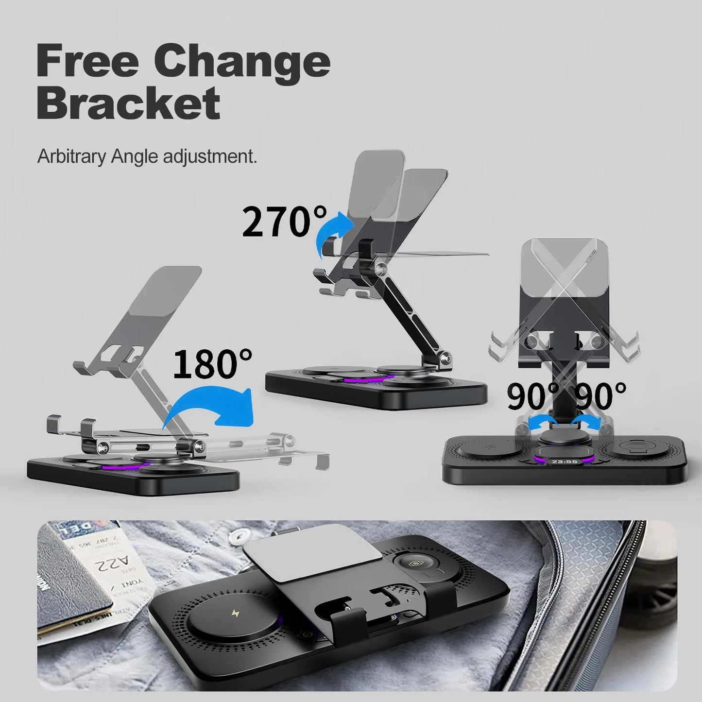 7 In 1 Wireless Charger Station For iPhone AirPods