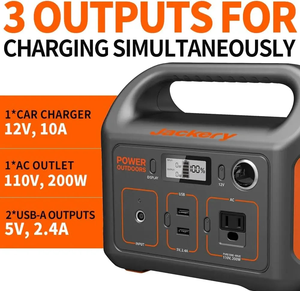Portable Power Station Explorer 290Wh Solar Generator Backup Battery
