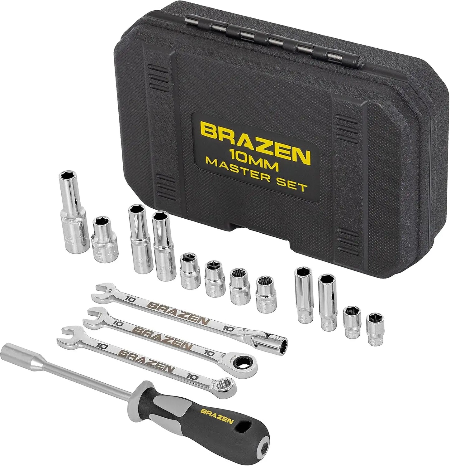 XMSJDIY Master Set With 12 Sockets And Nut Driver Kit