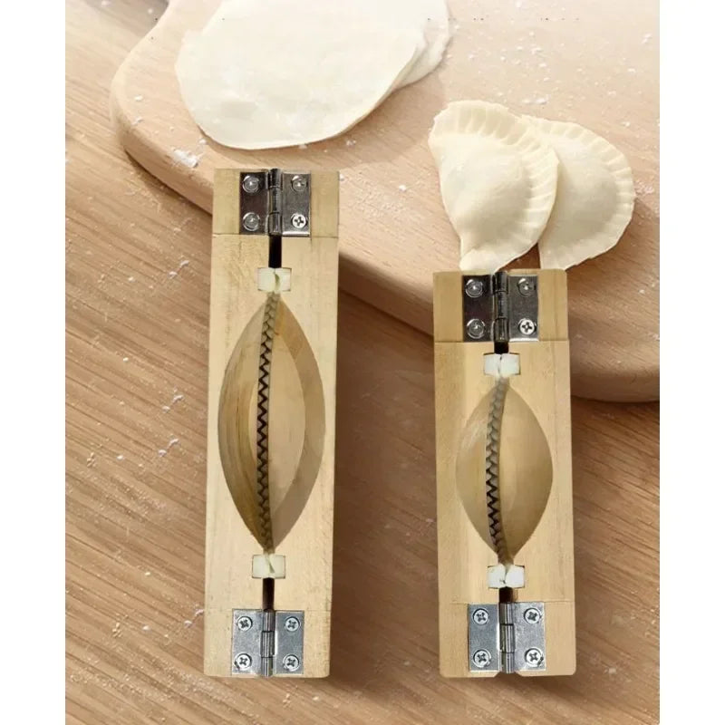 Home Kitchen Dumpling Mould Wood Press Kit For Dumpling Making