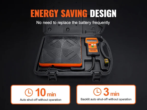 SucceBuy Refrigerant Scale 110/220 LBS HAVC Charging Recovery Freon Scale with Wired Remote Control 2/5g  Precision Electronic