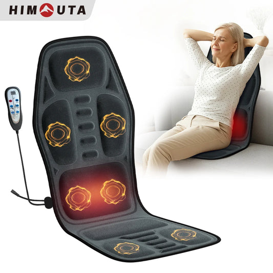 HIMOUTAE Massage Seat Cushion With Heating Full Body Vibration
