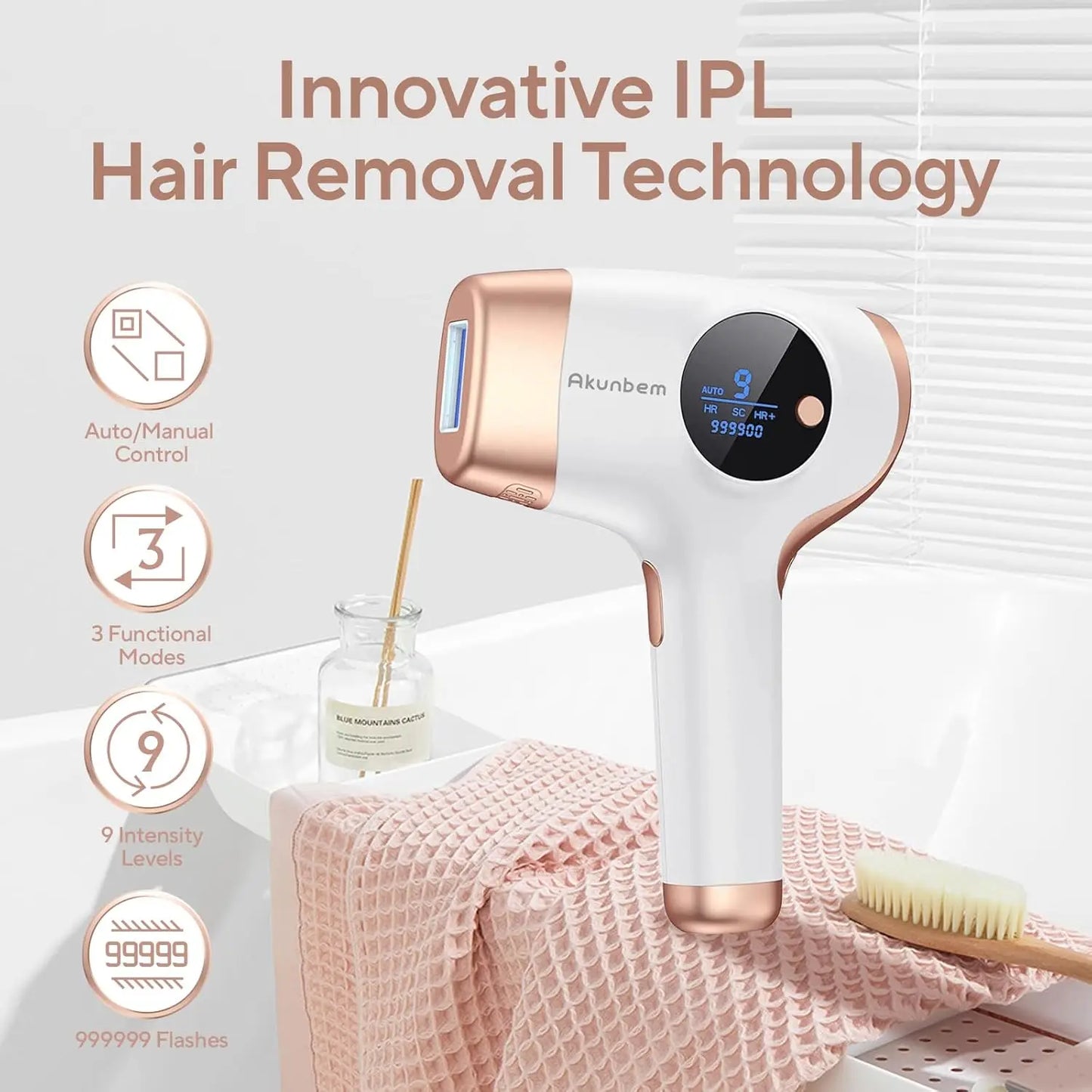 XMSJ IPL Hair Removal Device For Women And Men Painless