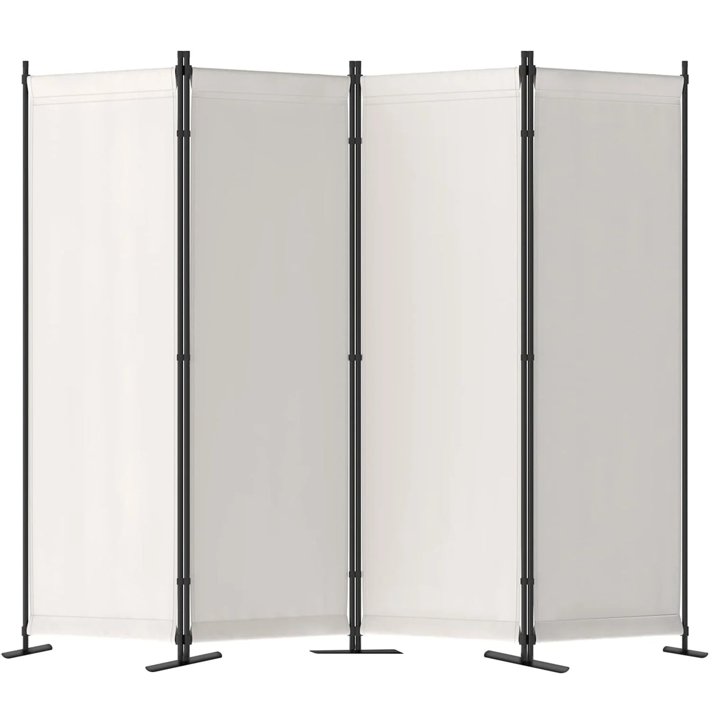 Four Panel Folding Room Divider Freestanding Privacy Partition