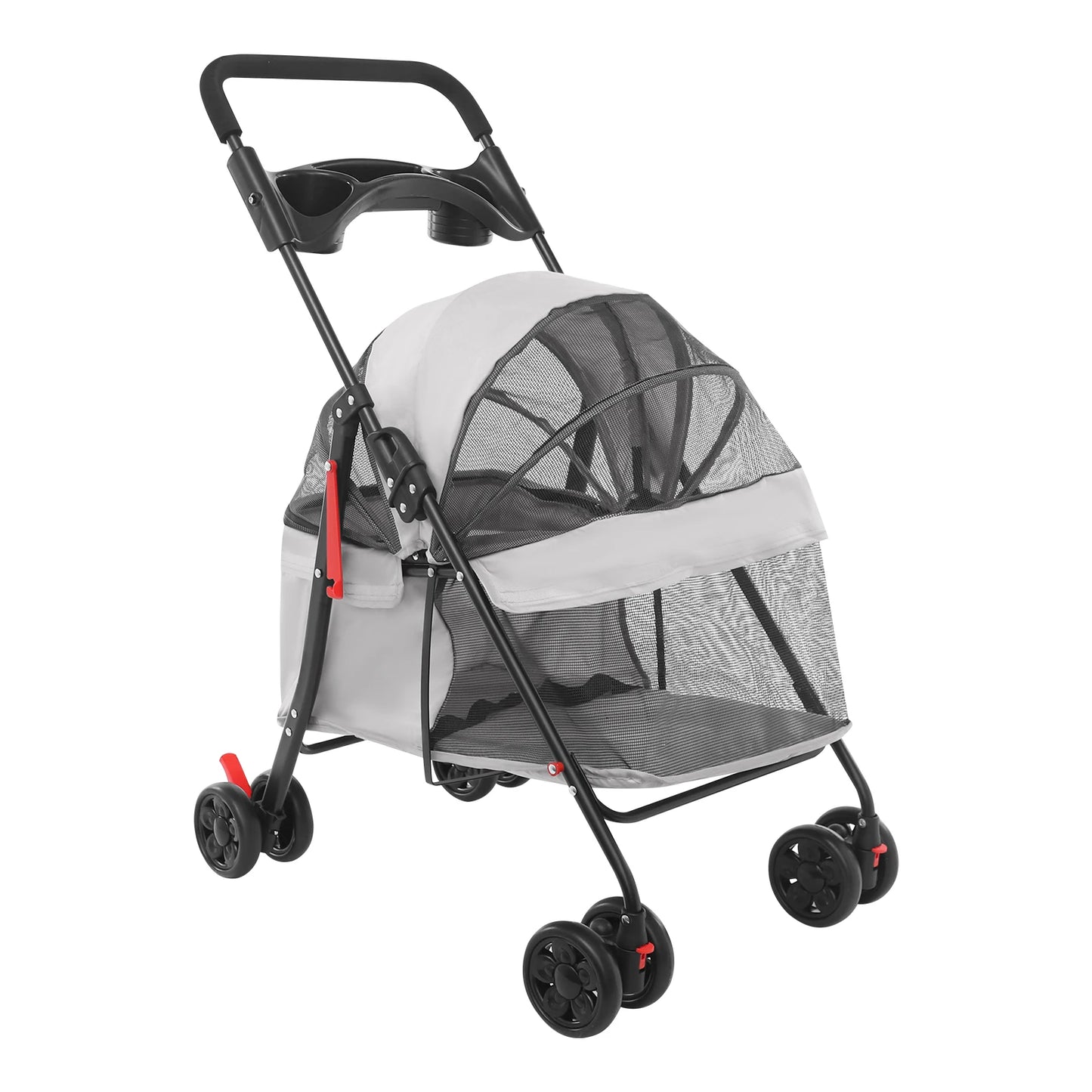 Foldable Lightweight Pet Cart For Dogs And Cats Outdoors