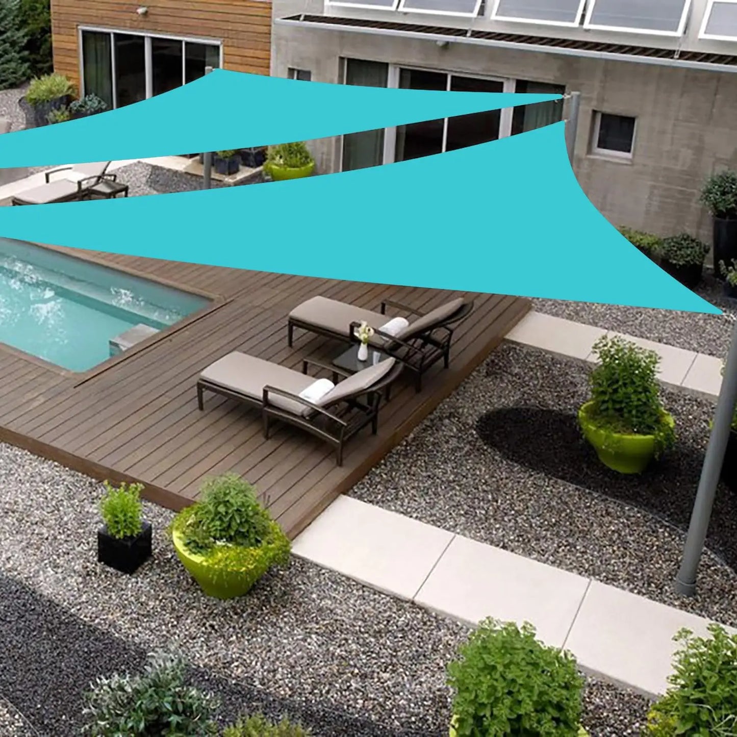 Shade Sail T28 HDPE UV Block For Patio Garden Durable