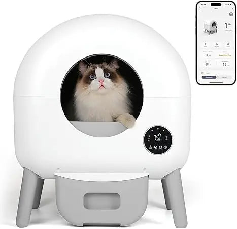 XMSJ Automatic Self Cleaning Cat Litter Box with Trash Bags