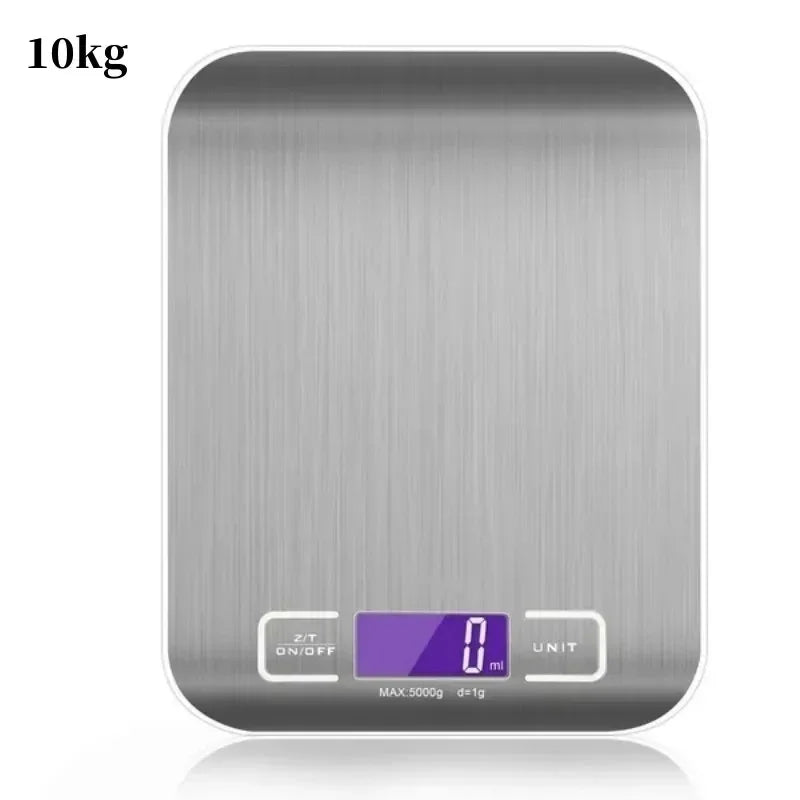 Kitchen Digital Scale Portable With LCD Display USB Charging