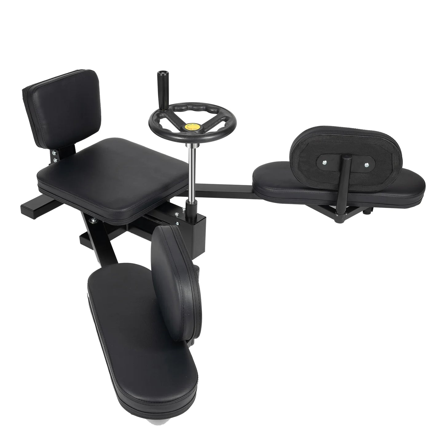 Leg Stretcher Machine 180° Split Trainer Leg Spreader with Backrest Silent Rollersfor Home Gym Yoga Heavy Duty