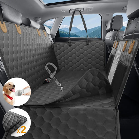 Wedyvko Waterproof Dog Car Hammock Seat Cover for Back Seats