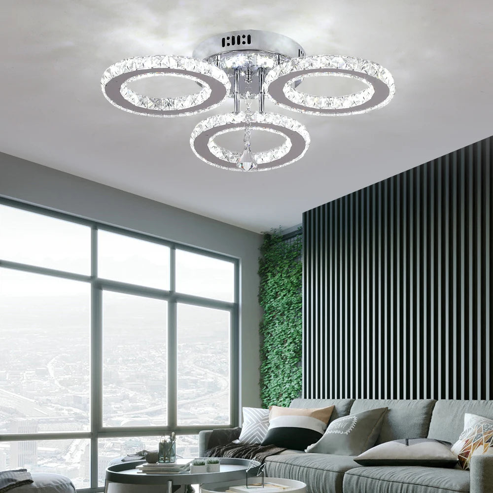 GreeLustr Crystal Ceiling Pendant Light Chandelier