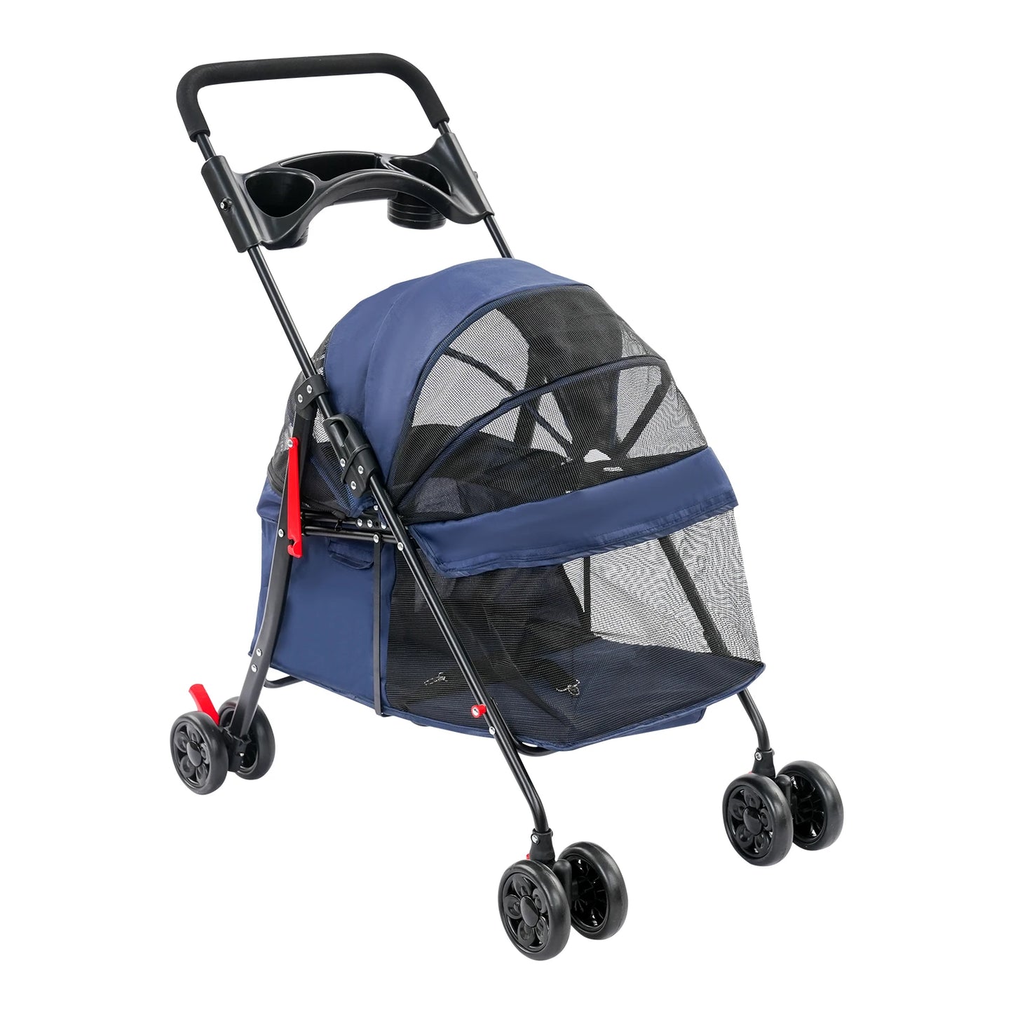 Foldable Lightweight Pet Cart For Dogs And Cats Outdoors