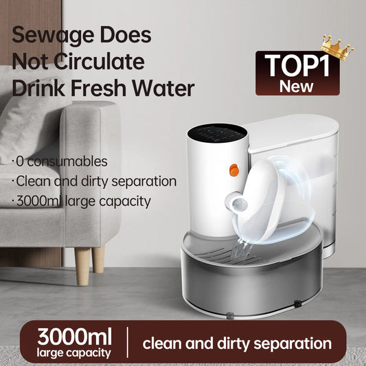 Smart Pet Water Dispenser and Wireless Auto Feeder for Cats