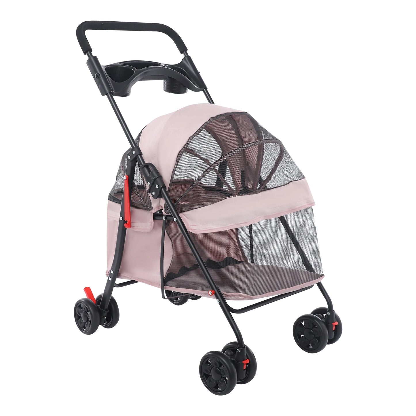 Foldable Lightweight Pet Cart For Dogs And Cats Outdoors