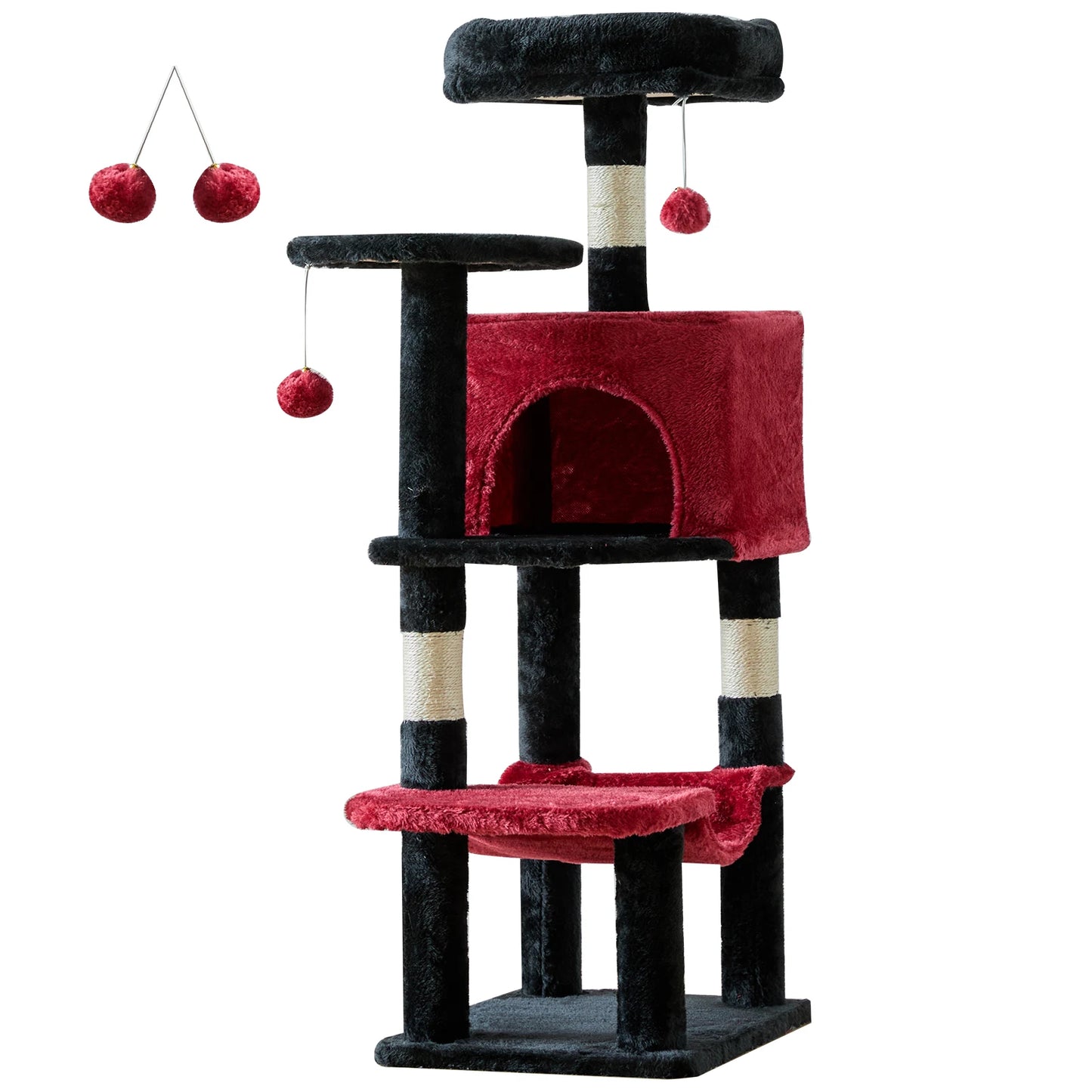 JHK Cat Tree Tower Indoor Multi-Cat Play and Scratching Posts