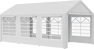 Heavy Duty Party Tent Outdoor Gazebo Shelter With Removable Sidewalls