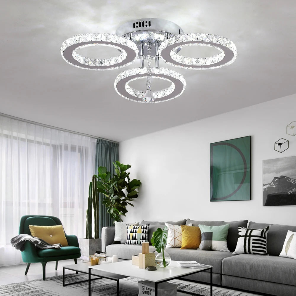 GreeLustr Crystal Ceiling Pendant Light Chandelier